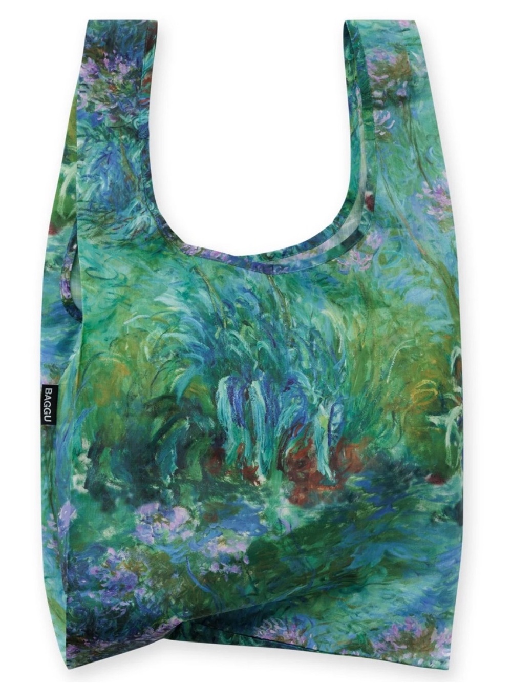 BAGGU X MOMA Reusable Nylon Standard Tote Claude Monet - Picture 2 of 5